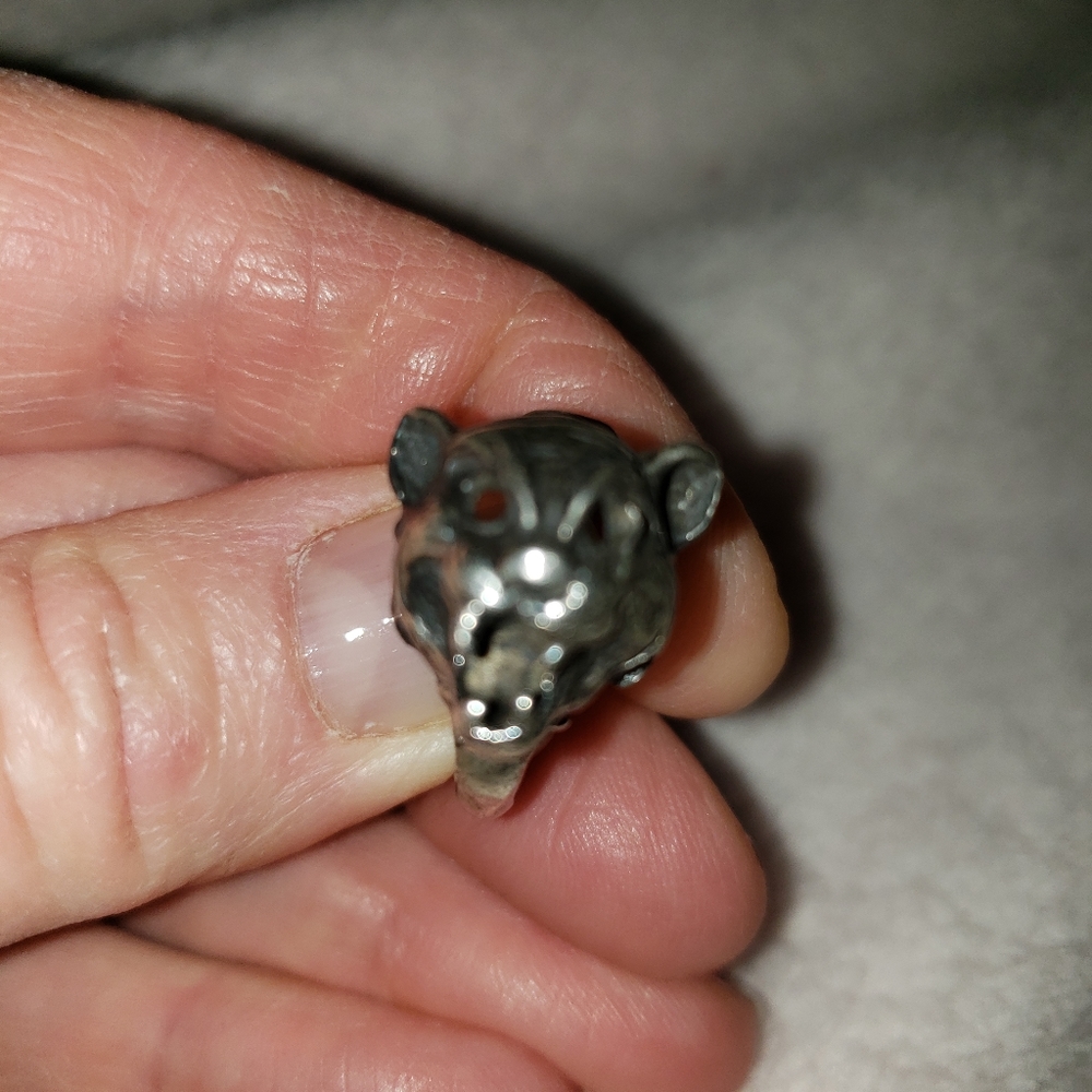 SS lion ring